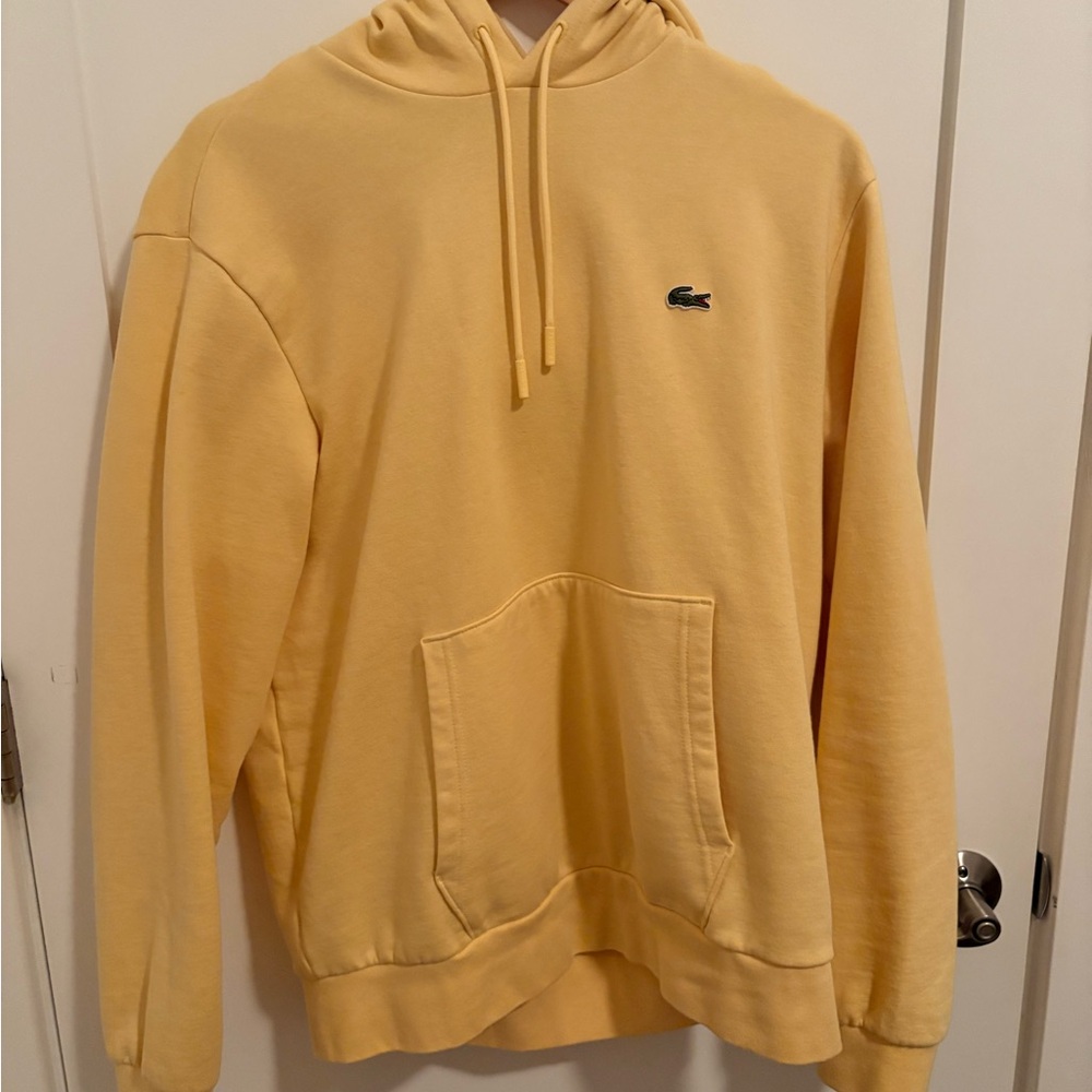 Lacoste XL Men's Light Yellow Hoodie